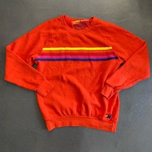 AV Nation 5 Stripe Crewneck Sweatshirt